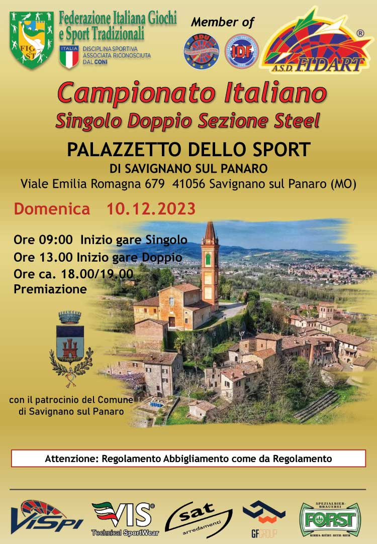 Fidart Figest: Week end con Coppa Italia e Campionato Italiano Steel.